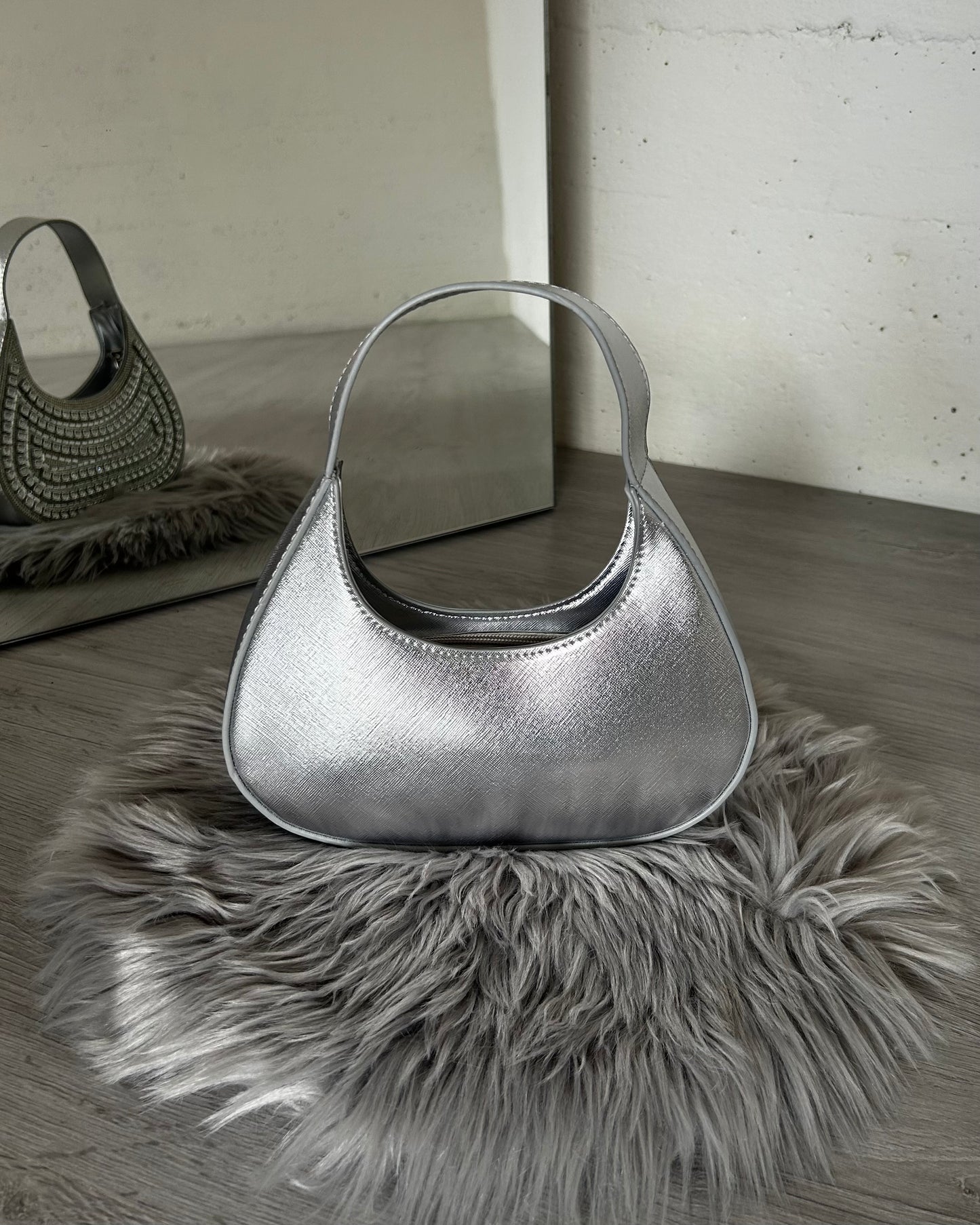 Night Bag Argento