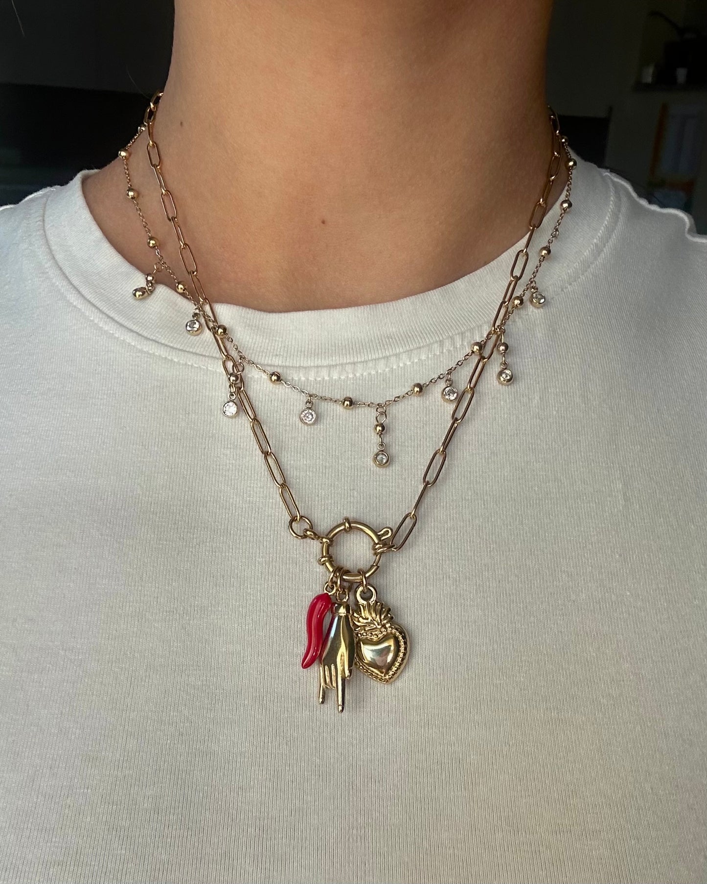 Collana Portafortuna oro