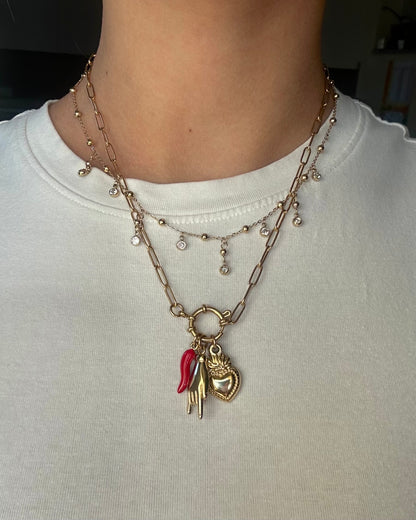 Collana Zirconi  Oro