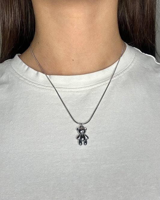 Collana Orsetto Argento