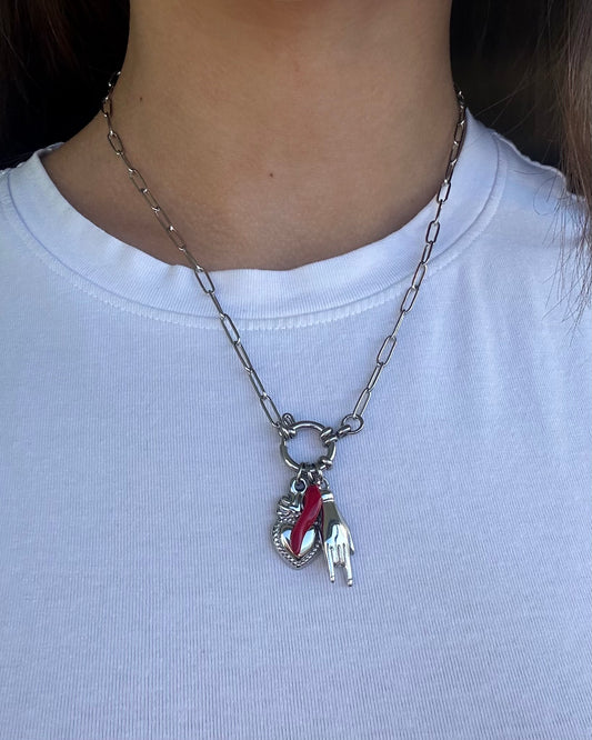 Collana Portafortuna Argento