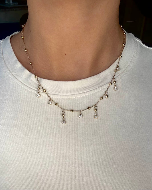 Collana Zirconi  Oro